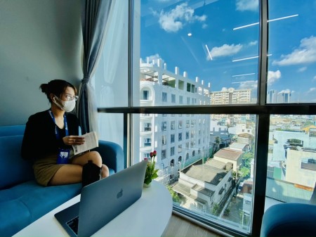 Cho thuê căn hộ mini 1 phòng ngủ full nội thất gần cầu Thị Nghè