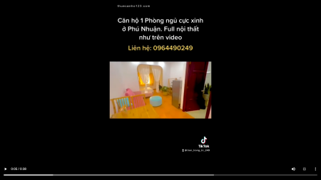 Cho Thuê Căn Hộ Dịch Vụ Thiết Kế Siêu Dễ Thương, Full Nội Thất, Có 102