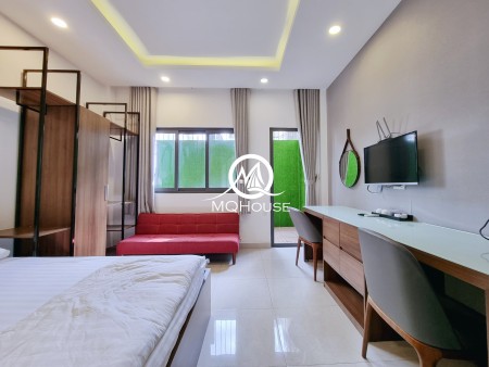 Căn hộ cao cấp 37m2. Ban công lớn, Đầy đủ tiện nghi, Quận 3