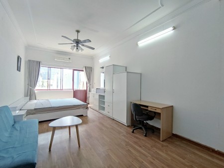 CHDV cho thuê - 1PN - Ban công lớn - trung tâm quận 1 - Cách Mạng Tháng 8, Quận 1