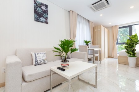 Cho Thuê Căn hộ 1PN Bancong/Cửa sổ. Full Nội Thất Đakao Q1 LH: 0374401929 hơn 30m2