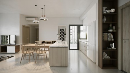 Cho thuê ngay căn 2PN Palm Heights (An Phú, Q2), 85m2 full NT. Xem nhà ngay LH 078.5675152