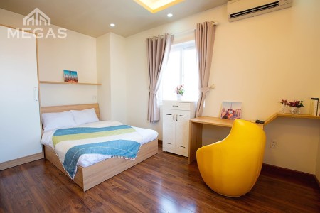 Căn hộ dịch vụ Phường Tân Định Quận 1 đường Đặng Dung, 30m2, 1 phòng ngủ, 1 toilet