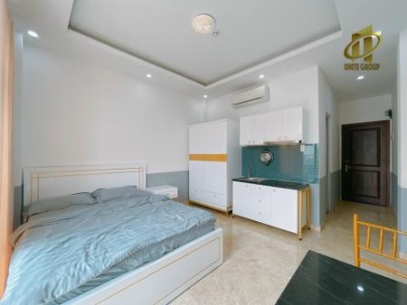 Q7 Căn hộ Studio full nội thất, có ban công, thoáng mát, gần chợ Tân Mỹ, Tân Quy, Lotte Mart