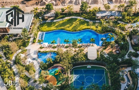 Cho thuê căn hộ 2 phòng ngủ tại Palm Heights. LH em Kiều 092 423 9630.