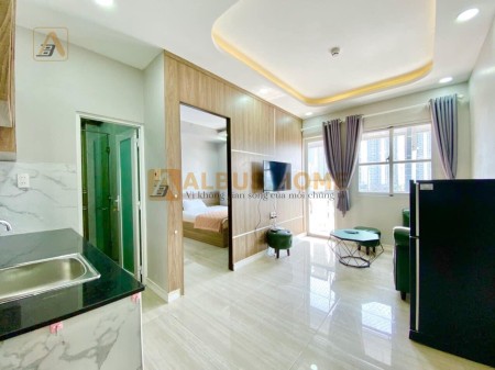 Căn Hộ 1PN bancon máy giặt riêng, UFM ĐH NTT KCX Tân Thuận Sát Quận 4, 40m2, ,