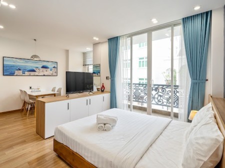Căn hộ 1PN vách ngăn Full nội thất cao cấp ngay trung tâm Quận 1