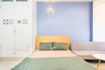 Căn hộ dịch vụ bancol Full Nội Thất, view xịn xò ở Bình Thạnh