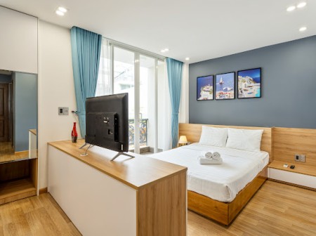 Cho thuê căn hộ vách ngăn full nội thất ngay quận 1