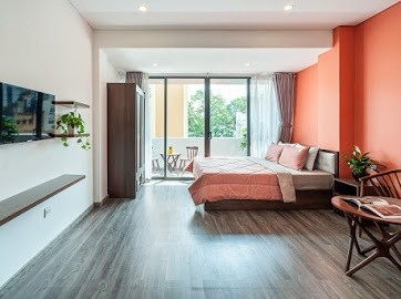 Căn Hộ Cao Cấp 58m2, Có bancon, Full tiện nghi dịch vụ