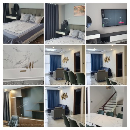 (Sunshine city) cho thuê căn duplex 5 ngủ 4 vệ sinh full nội thất cao cấp