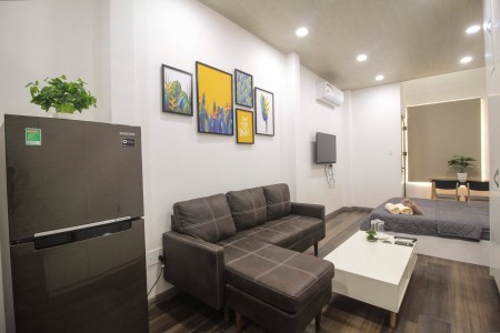 Chủ nhà cho thuê căn hộ officetel Kingston Residence 146 Nguyễn Văn Trỗi full nội thất, 35m2, 12tr