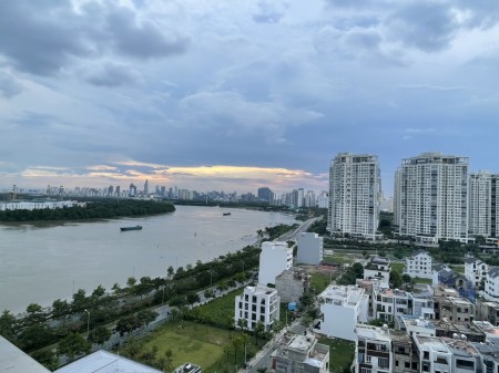 Cho thuê căn 2 Phòng ngủ nhà mới One Verandah - Lầu trung- view Sông và Bitexco- 16tr. Giá tốt.