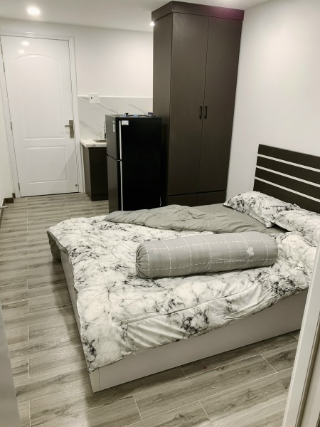 Studio Q4 full nội thất, đẹp gần cầu Tân Thuận, ĐH Nguyễn Tất Thành