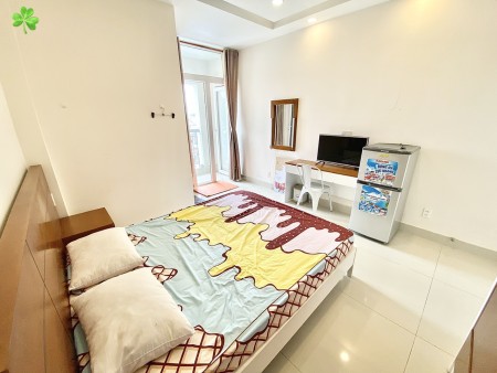Studio Bình Thạnh full nội thất ban công thoáng mát, sạch đẹp gần chợ Thị Nghè, ĐH Thủy Lợii