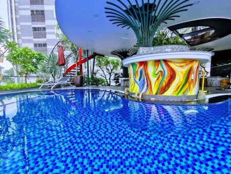 Căn hộ DV Cao Thắng có GYM, hồ bơi, ban công bao phí