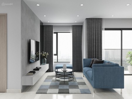 Căn góc 2PN +1 Vinhomes Smart City mới đủ nt, giá thuê 12tr/th