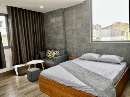 Căn hộ full nội thất thang máy gần Pearl Plaza dtsd 35m2