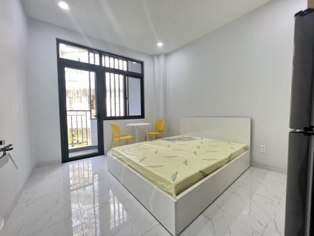 Căn hộ Studio ban công full nội thất, thoáng mát gần cầu số 8 Hoàng Sa, chùa Bát Nhã
