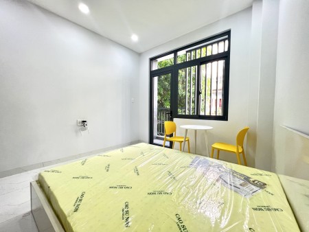 Q3 căn hộ Studio ban công full nội thất, thoáng mát gần cầu số 8 Hoàng Sa, ...