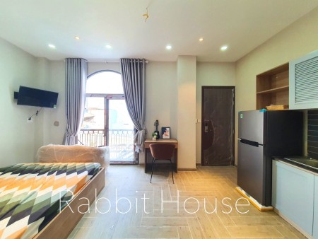 CHDV full nội thất new 100% Dt 40m2 trung tâm Quận Phú Nhuận, Bình Thạnh Bếp xe Giường