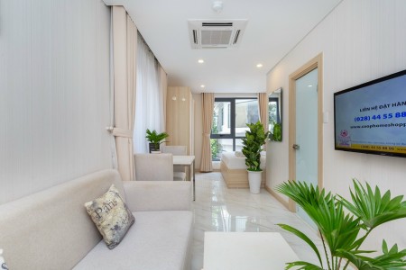 Cho thuê căn hộ studio Full NT ban công tại Q1