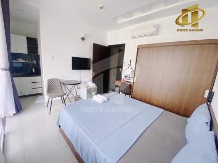 Cho thuê căn hộ studio nội thất đầy đủ - ngay cầu Thủ Thiêm - Bình Thạnh