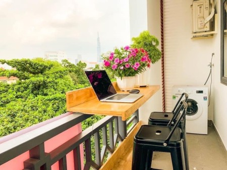 Cho thuê căn hộ studio, duplex full nội thất, ban công siêu thoáng, gần các trường đại học