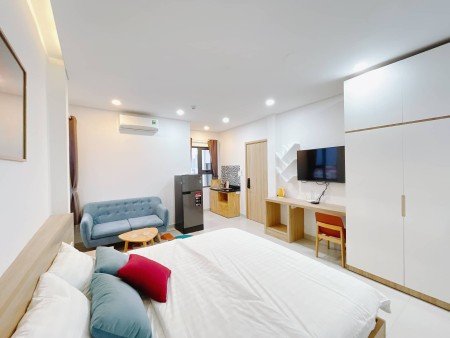 cho thuê căn hộ dịch vụ cao cấp Quận 4, sạch, thoáng, có của sổ, tiện nghi view