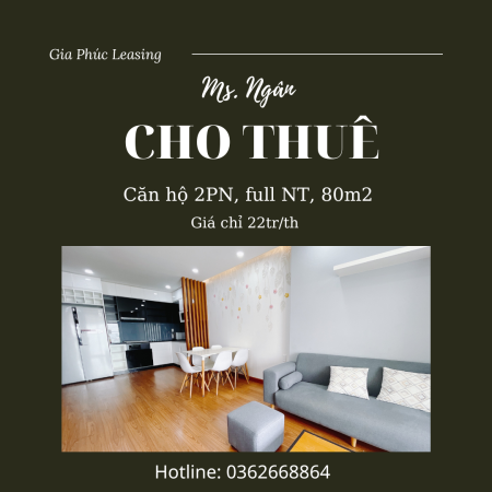 Cho thuê căn 2 pn, điện tích lớn tại Kingston, Phú Nhuận, thuê nhanh giá thương lượng