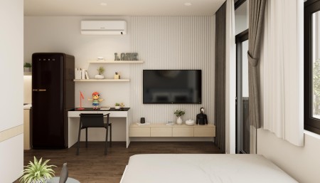 Bình Thạnh căn hộ Studio full nội thất cao cấp, tiện nghi, giá rẻ, an ninh
