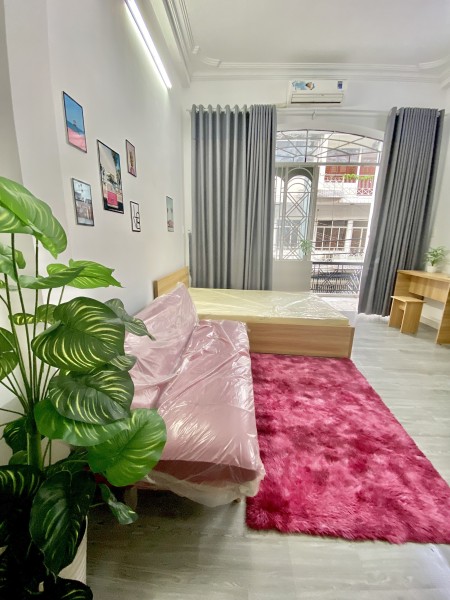 Cho thuê căn hộ Ba Vân Tân Bình có ban công, full nội thất giá tốt