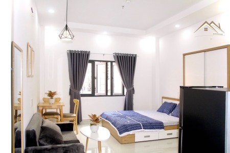 Khai trương căn hộ tương tự như hình cực kì mới và đẹp, full nội thất cửa sổ lớn, giá sinh viên