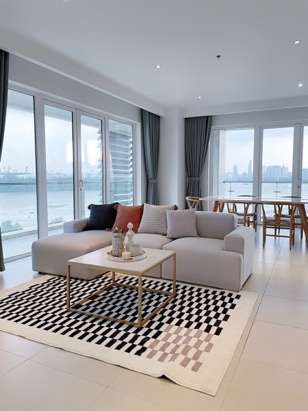Đảo Kim Cương cho thuê CH 2PN view sông Sài Gòn 180m2 Full NT LH: 0339744305 (Ms. Bích)