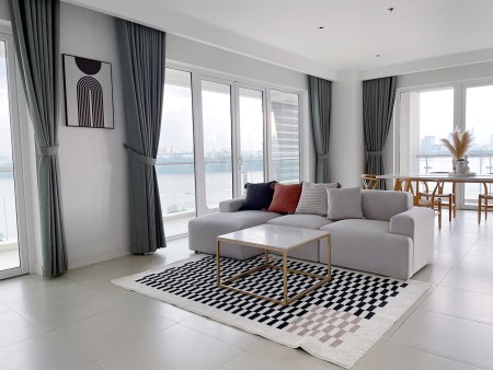 Trục view sông trực diện, Đảo Kim cương cho thuê 2PN, nội thất mới đẹp cao cấp