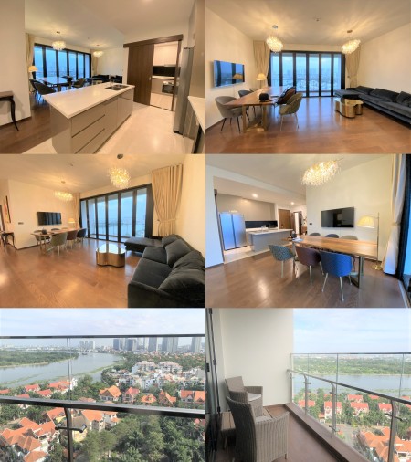 D'Edge Thảo Điền 3PN Full NT đang trống cho thuê 3600$, 148m2, 3 phòng ngủ, 2 toilet