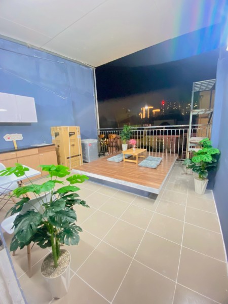 Penhouse 2pn ngay Cao Thắng siêu rộng thoáng, 70m2, 2 phòng ngủ, 2 toilet