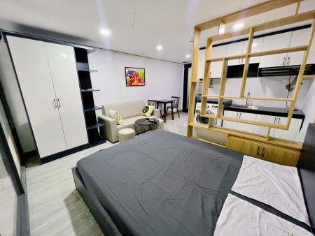 Căn hộ 1pn máy giặc riêng cửa sổ lớn full nội thất