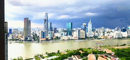 Cho thuê căn hộ 2PN, NTCB, view hoa hậu đẹp nhất dự án Empire City. Liên hệ 899.055.999