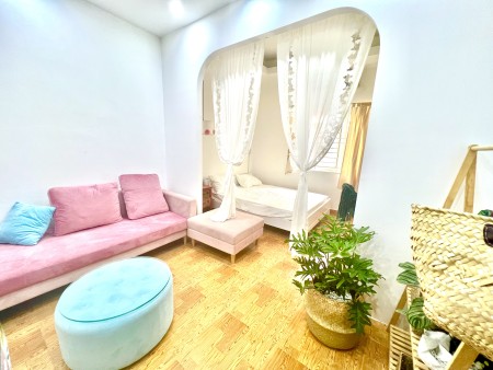 Cho thuê căn hộ 1PN 45m2, Full NT, balcony cửa sổ thoáng tại Huỳnh Văn Bánh, Phú Nhuận