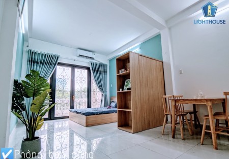 Cho thuê căn hộ 1pn full nội thất, view Balcon gần Chợ Bà Chiểu