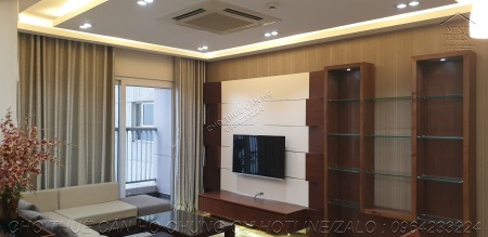 (Chung cư Golden Palace Mễ Trì) Cho thuê căn 3PN full nội thất cao cấp