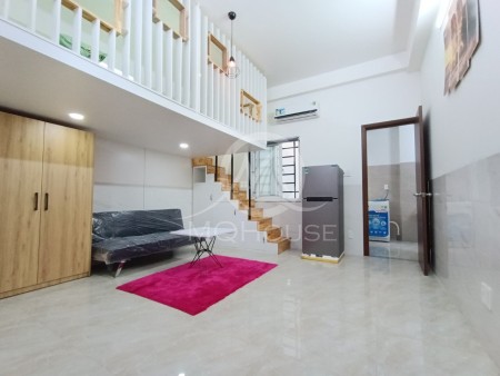 Căn hộ Duplex 1PN ngay Etown, K300, bếp tách riêng, Full NT, mới 100%