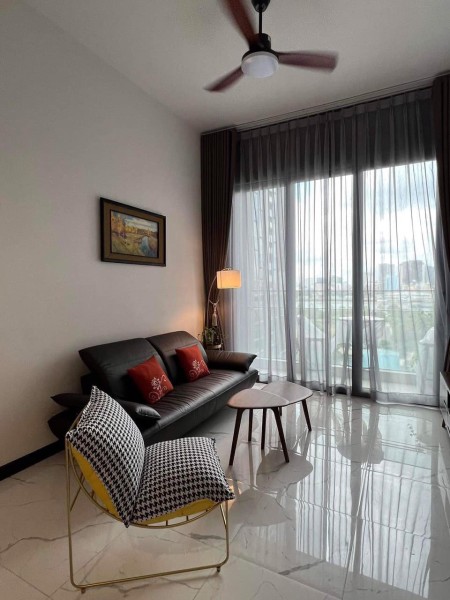 Cho thuê Empire City 1pn full nội thất, decor đẹp, view đẹp, 64m2, 1 phòng ngủ, 1 toilet