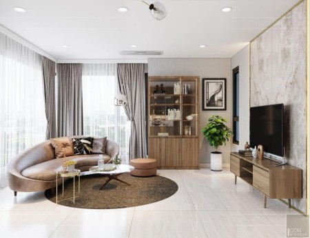 Cho thuê CHCC KingDom, Tô Hiến Thành, Q10, 78m2, 2 PN, 16 tr/tháng BPQL, 78m2, 2 phòng ngủ,