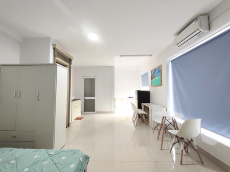 Cho thuê căn hộ studio giờ giấc tự do, ra vào thẻ từ, an ninh 24/7