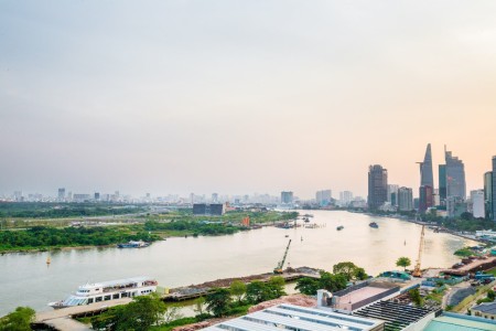 Cần cho thuê gấp căn hộ chung cư ở Vinhomes Central Park view sông công viên Landmark 81