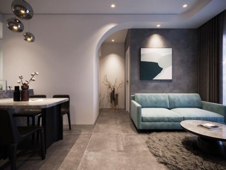 Căn hộ cap cấp Sunwah Peal 1PN 1WC ban công rộng thoáng , view sông chỉ 1100$