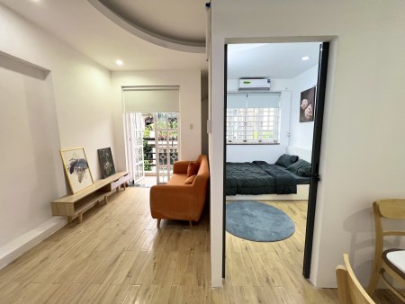 Căn hộ 1PN - 1PK - 1PB, Full NT, 50m2 Nguyễn Gia Trí, Bình Thạnh