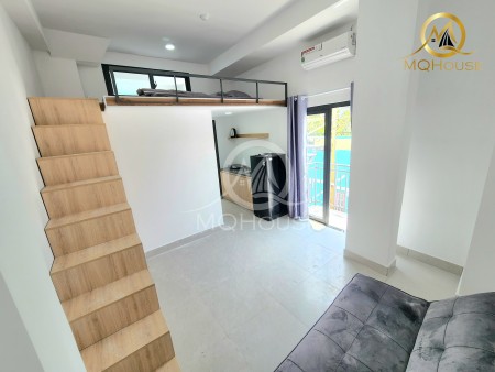Căn hộ mới 100% Full nội thất cửa sổ bancol Khuông Việt, Âu Cơ Quận Tân Phú gần ĐH Văn Hiến, 40m2, 1 phòng ngủ, 1 toilet
